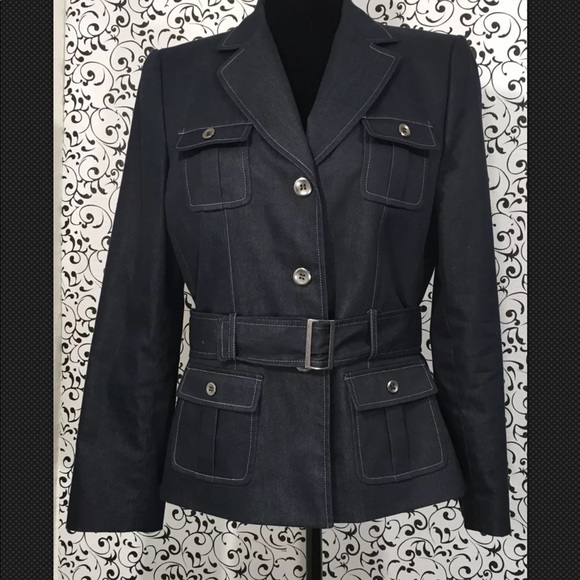 Tahari Jackets & Blazers - Tahari Arthur S Levine Denim Blazer/Jacket
